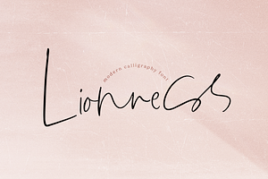 Lionness Modern Script Font