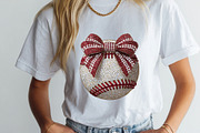 Baseball Bow PNG Sports Softball, a Sport Illustration by SugarCloudStudioArt (Thumbnail 3 of 6)