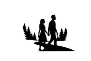 Couple Love in Nature Design, a Graphic by Designer_Momina (Thumbnail 3 of 13)