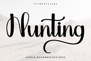 Hunting, a Handwritten Font by InermediaSTUDIO (Thumbnail 1 of 7)