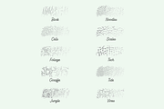 Pattern Brushes for Procreate, a Brush Add-On by Kiap (Thumbnail 3 of 8)