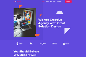 AT Creative Onepage WordPress Theme