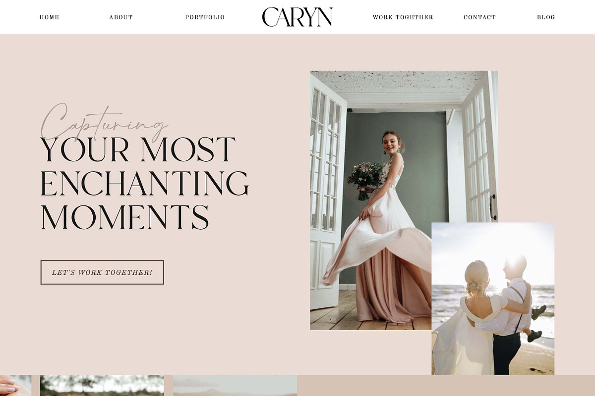 Showit Website Template - Caryn, a Websites & App Template by Capri & Rome (Photo 2 of 7)
