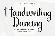 Dancing Handwriting, a Handwritten Font by InermediaSTUDIO (Thumbnail 1 of 8)