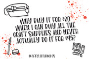 Glue Gun - A Font & Dingbat Duo, a Symbol Font by CraftyLittleNodes (Thumbnail 7 of 8)