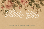 Maison Lovyelle, a Handwritten Font by Abbasy Studio (Thumbnail 11 of 11)
