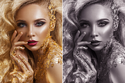 Monochrome Portrait - 100 Lr Add, a Preset Add-On by LUXDesignStudios (Thumbnail 6 of 9)