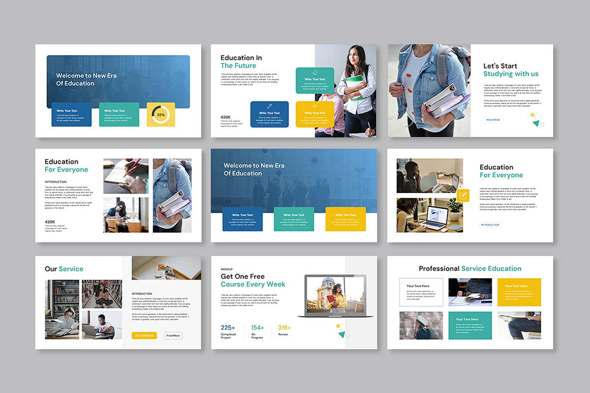 Education Presentation Template, a Presentation Template by Slide_Genius1 (Photo 5 of 6)
