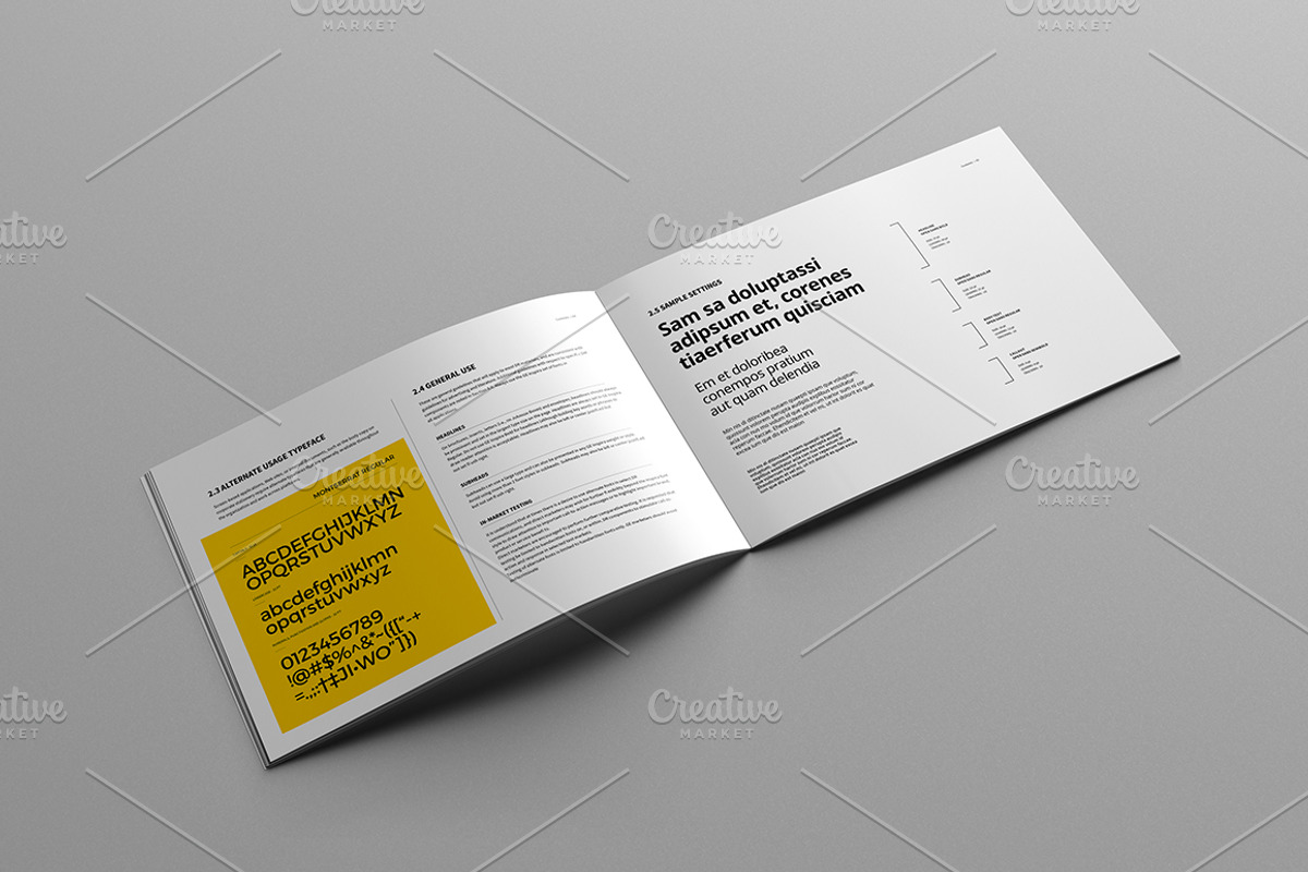 Brand Manual 32 Pages A4 / US Letter, a Brochure Template by Mastergfx (Photo 22 of 31)