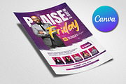 Good Friday Church Service Flyer, a Flyer Template by Psd Templates (Thumbnail 2 of 2)