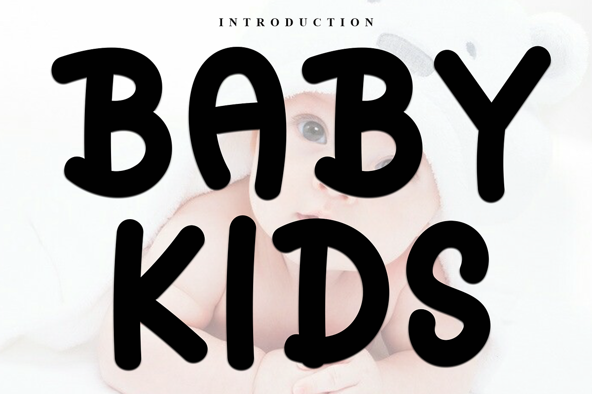 Baby Kids, a Script Font by FreshTypeINK (Photo 1 of 8)