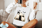 Cowgirl Ghost BOO Western PNG, a Seasonal Illustration by Daily.Designs (Thumbnail 4 of 5)