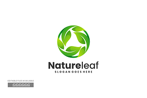 Leaf Gradient Colorful Logo, a Branding & Logo Template by ivan_artnivora