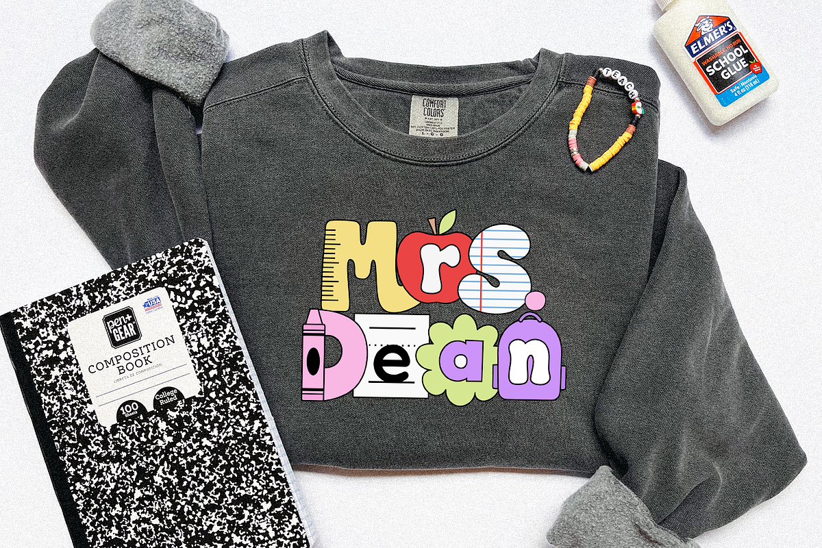 Retro School Clips- PNG SVG Alphabet, an Object Graphic by KA Designs (Photo 4 of 13)