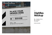Construction Billboard Mockup, an Advertising Mockup by HAZARD MOCKUPS (Thumbnail 2 of 7)