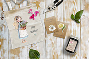 My beautiful Flower Shop +4 patterns, an Illustration by Kristina Crocus (Thumbnail 4 of 6)