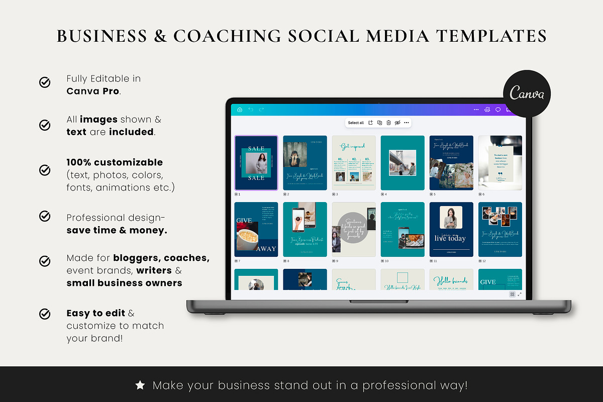 Business & Coach Instagram Templates preview 5