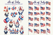 4th of July Clipart Bundle PNG, a Seasonal Illustration by Anna Design Studio (Thumbnail 2 of 11)