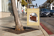 Urban Sandwich Board PSD Mockup, an Advertising Mockup by Area Mockups (Thumbnail 2 of 3)