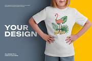 8 Mockups of a Children's T-shirt, a Shirt Mockup by Grow Design Craft Studio (Thumbnail 4 of 8)