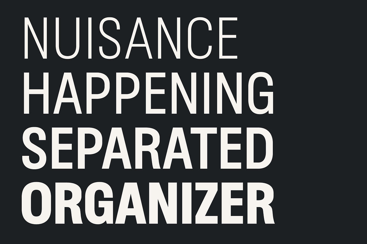 Gibstone; 16 Condensed Sans Fonts, a Sans Serif Font by Eko Bimantara (Photo 7 of 12)