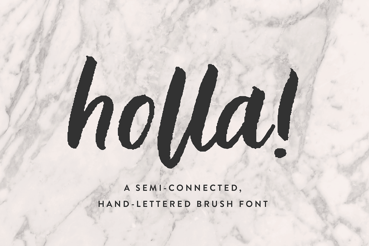 Holla Script Font