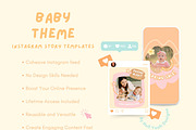 Baby Theme Instagram Story Templates, a Social Media Template by Hell Yeah Designs (Thumbnail 2 of 10)