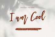 I am Cool - Brush Script Font, a Script Font by StringLabs (Thumbnail 1 of 7)
