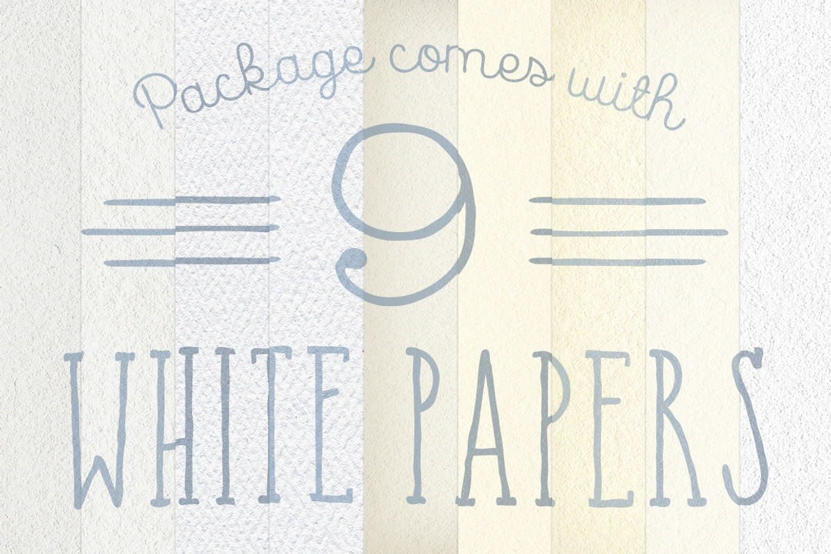KD Letterpress Paper Pack preview 2