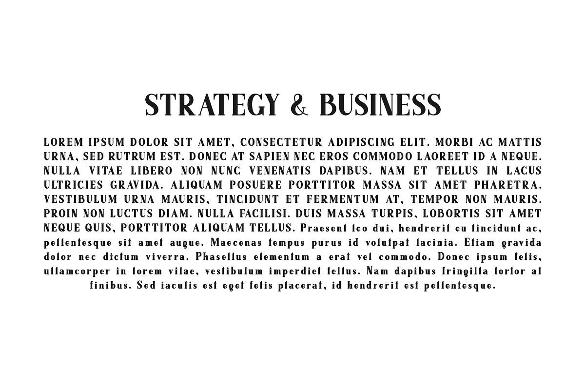 Manchester. Serif family preview 6