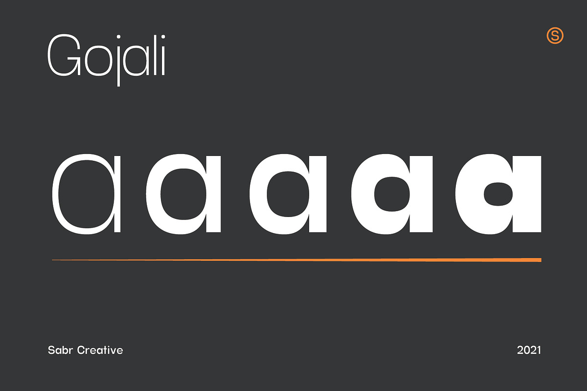 Gojali -  Variable Font, a Sans Serif Font by sabrcreative (Photo 2 of 10)