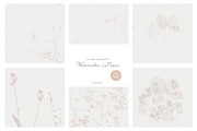 BUNDLE Floral watercolor paper, a Texture Illustration by Anna Sokol (Thumbnail 33 of 71)