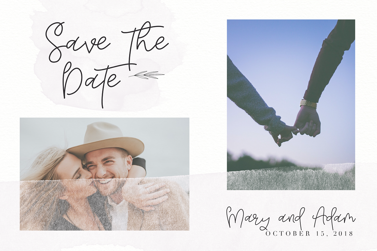 Tuesday - Handwritten Script Font preview 4