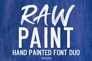 Raw Paint SVG Font Duo, a Handwritten Font by Tanondesign (Thumbnail 1 of 12)