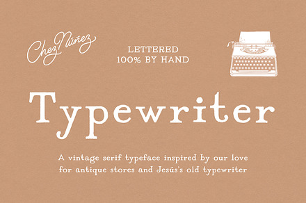 TYPEWRITER: Vintage & Antique Serif