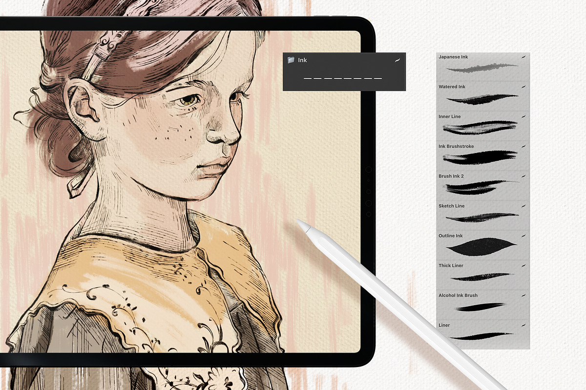 ARTIST'S STUDIO PROCREATE KIT, a Brush Add-On by AlexandraArt (Photo 5 of 17)
