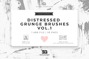 Distressed Grunge Brushes Vol.1