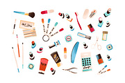 Nail care and manicure set, a Decorative Illustration by Good Studio (Thumbnail 1 of 3)