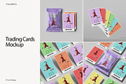 Trading Cards Mockup, a Packaging Mockup by Tokobeta (Thumbnail 1 of 9)
