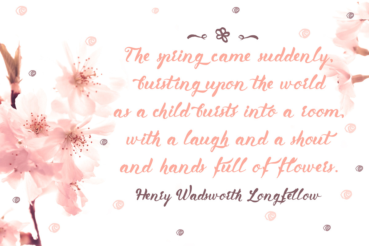 Primavera is handwritten brush font preview 2
