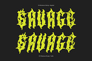 CS Minotaur Stamp, a Blackletter Font by Craft Supply Co. (Thumbnail 3 of 8)