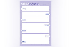 Weekly Planner Sheet Design-18