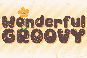 Wonderful Groovy - Handwritting, a Handwritten Font by Charmingbear59.design