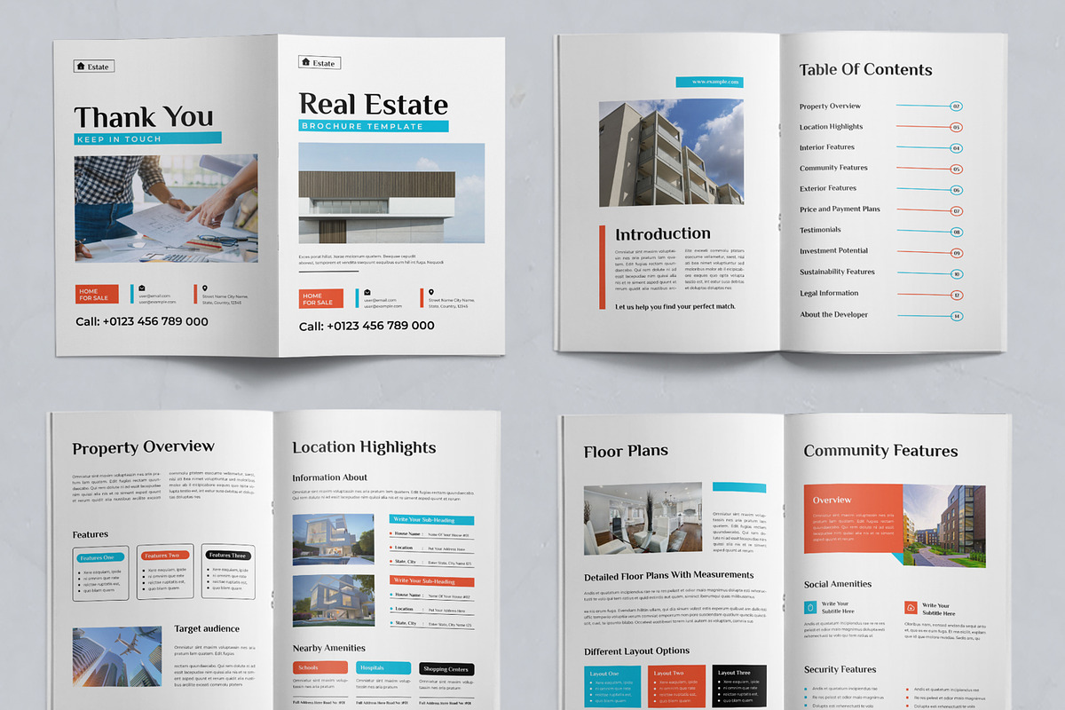 Real Estate Brochure Layout, a Brochure Template by ContestDesign (Photo 2 of 3)