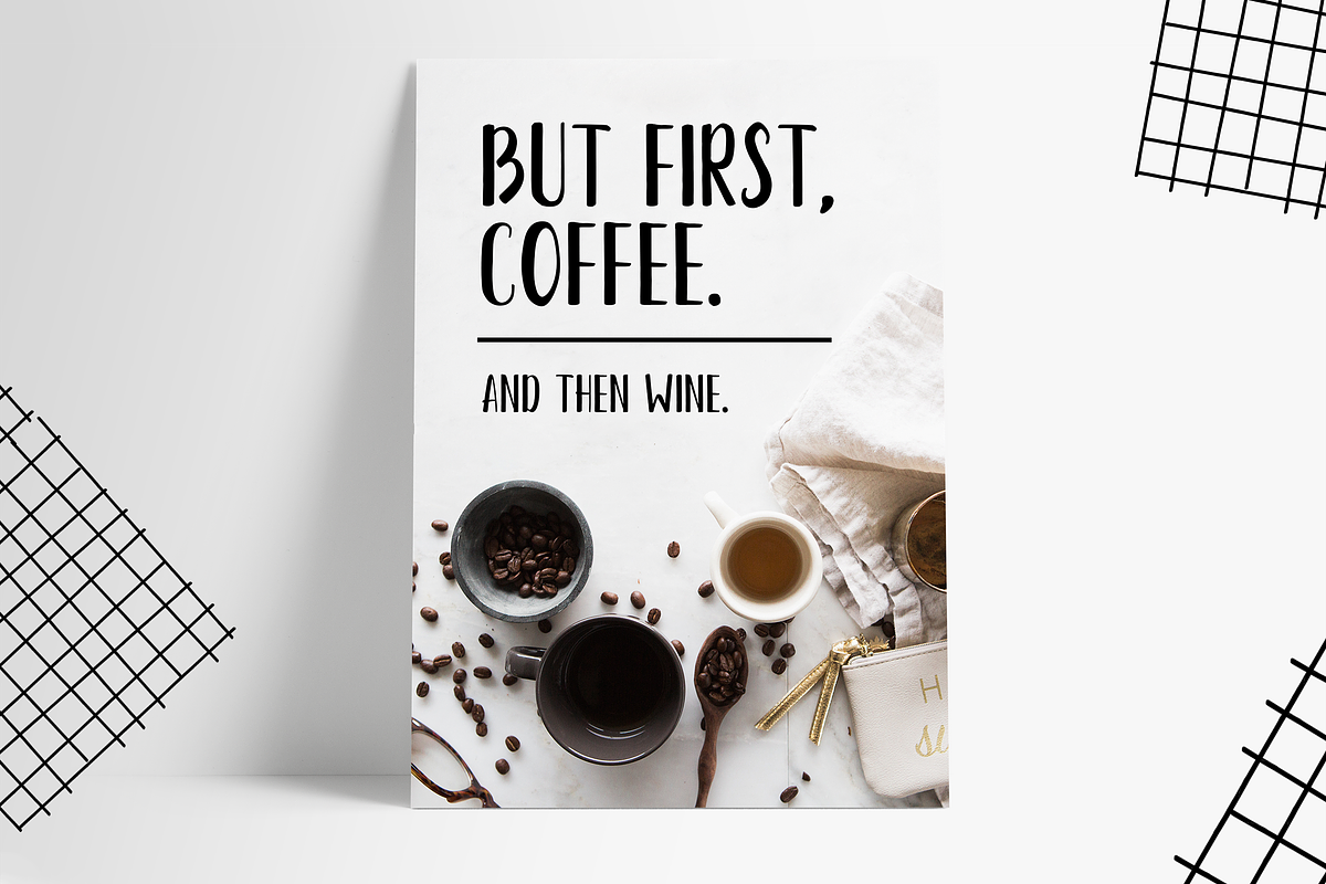Austra Uppercase Font preview 5