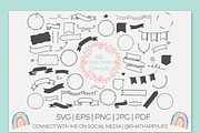 50 Hand Drawn Wreaths, Laurels, Flag, an Object Graphic by Phat Happy Life (Thumbnail 4 of 4)