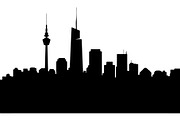 Berlin Skyline Silhouette Bundle, a Graphic by Creativeshirt (Thumbnail 5 of 13)