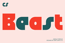 CS Beast – Bold Font