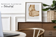 Grandparents Holding Hands Family, a Person Illustration by EkaterinaViArt (Thumbnail 2 of 4)
