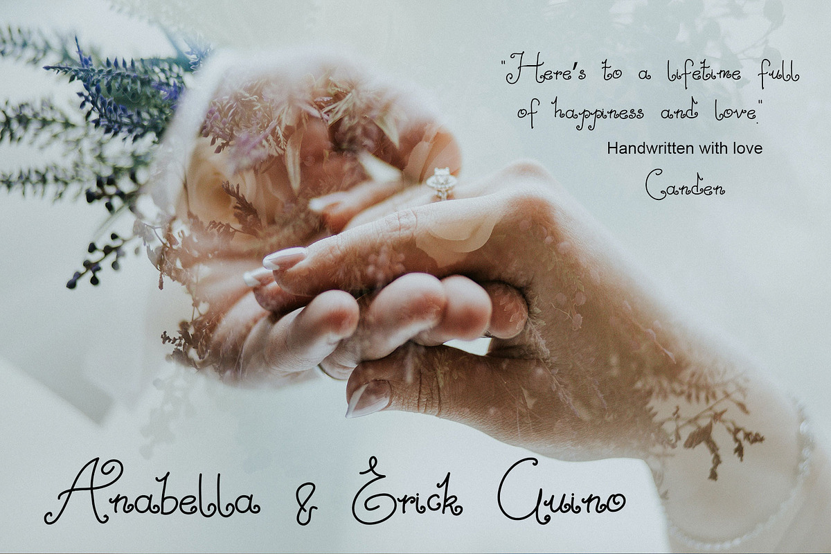 Elizabeth, a Script Font by Canden Meutuah (Photo 3 of 7)
